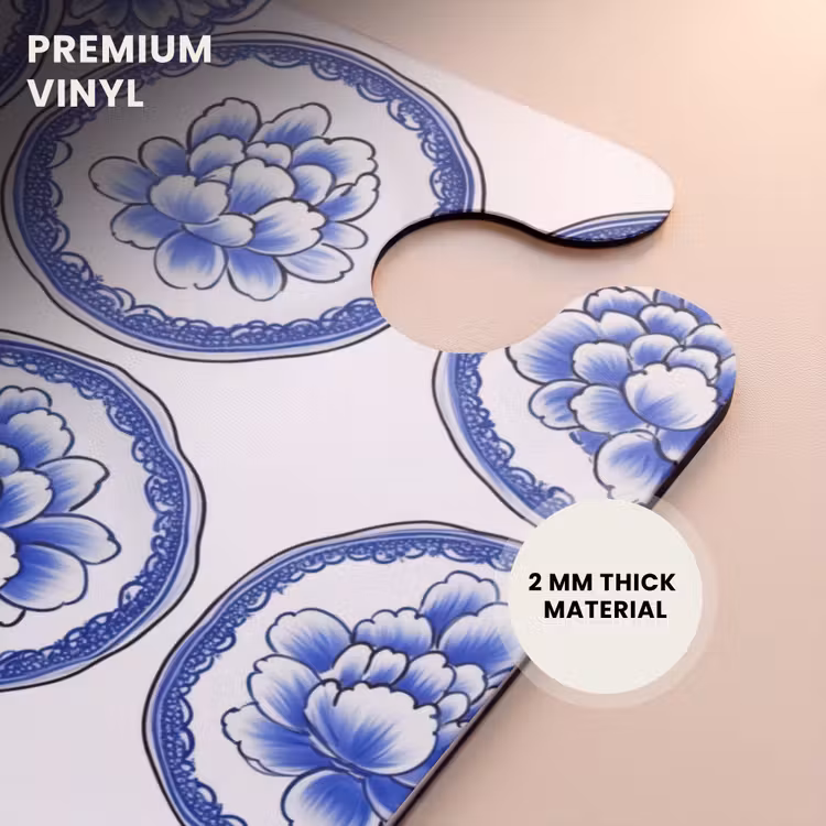 CaseSwap™ - Circles - Flowers - Blue — 6
