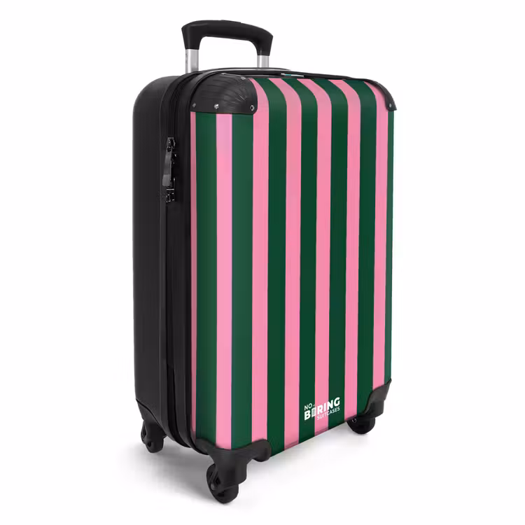 CaseSwap™ - Vertical stripes - Green - Pink — 2