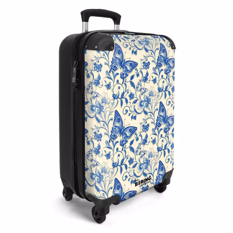 CaseSwap™ - Butterflies - Flowers - Blue - Botanical — 2
