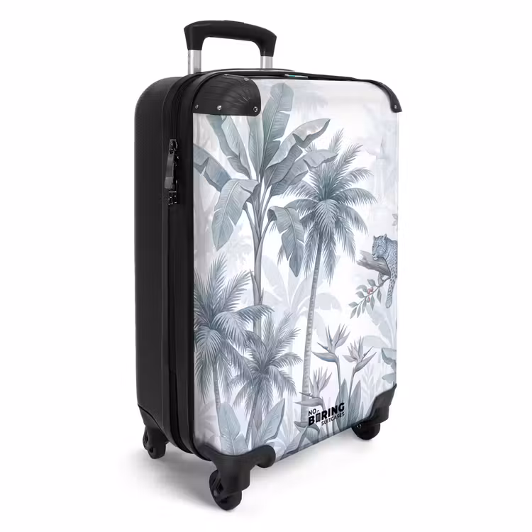 CaseSwap™ - Cat - Tropical Forest - Modern - Gray — 2