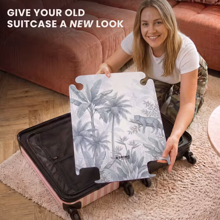 CaseSwap™ - Cat - Tropical Forest - Modern - Gray — 3