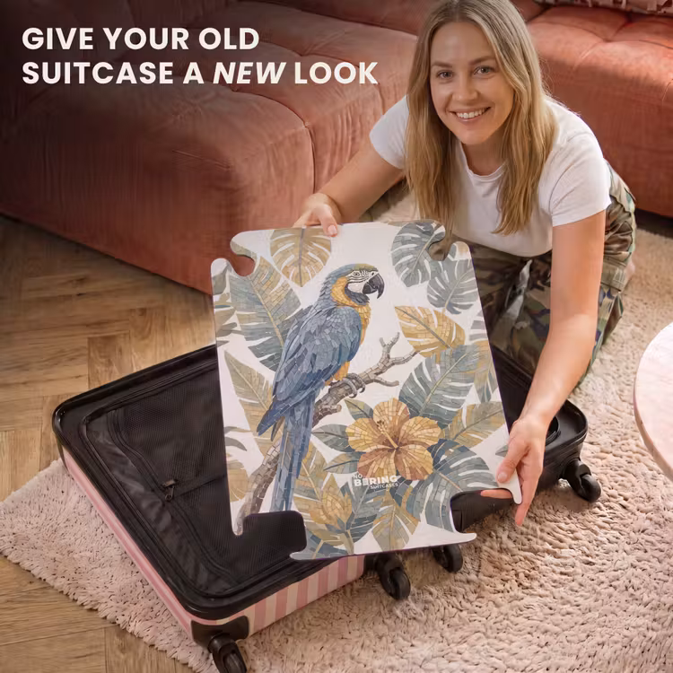 CaseSwap™ - Bird - Branch - Nature - Mosaic - Blue — 3