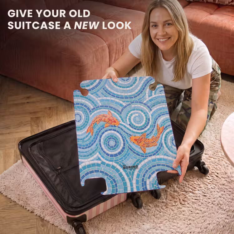 CaseSwap™ - Fish - Mosaic - Water - Decorative - Blue — 3