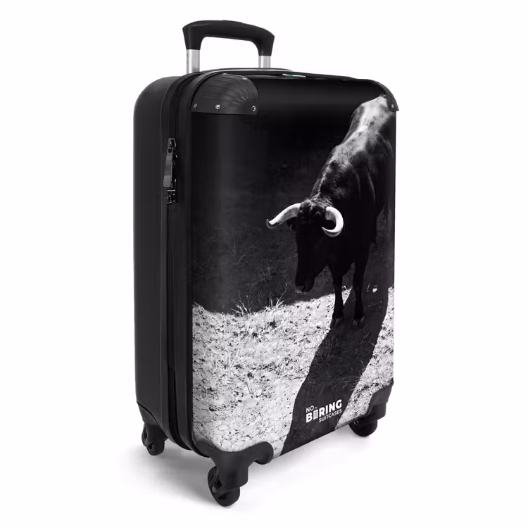 CaseSwap™ - Bull - Shadow - Animals - Contrast - Black and White — 2