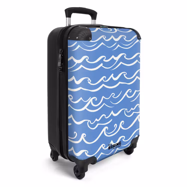 CaseSwap™ - Blue - White - Simple - Drawn - Waves — 2