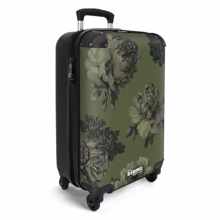 CaseSwap™ - Classic - botanical - olive green - flowers — 2