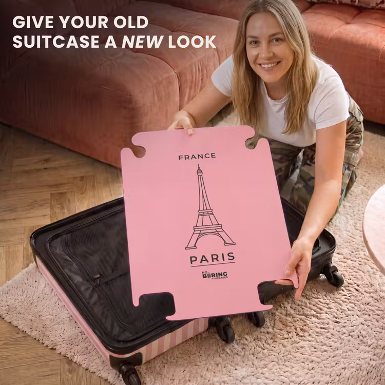 CaseSwap™ - Eiffel Tower - Paris - Architecture - Minimalist - Pink — 3