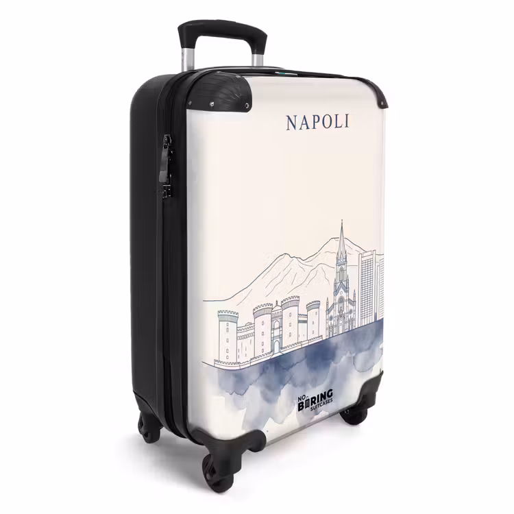 CaseSwap™ - Naples - Skyline - Italy - Line Drawing - Watercolor — 2