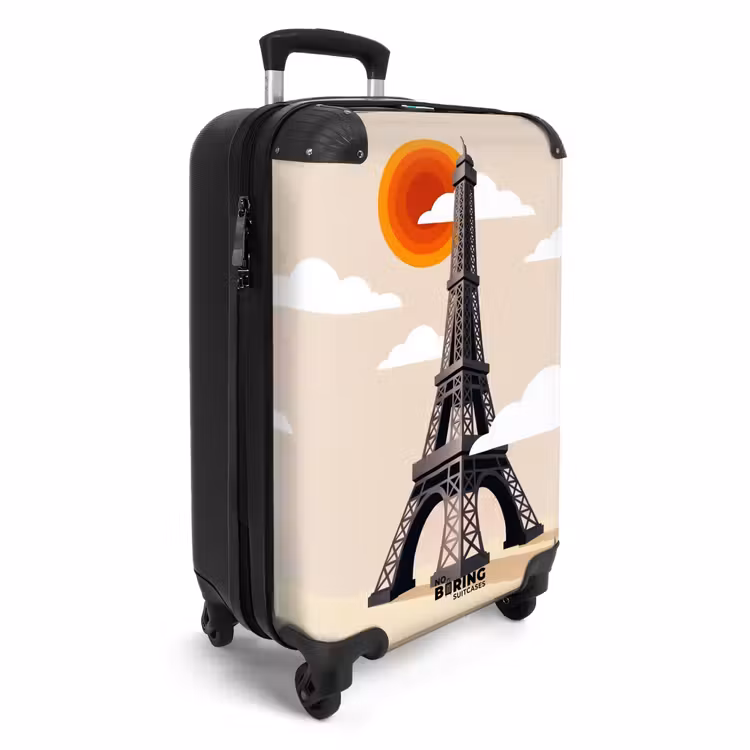 CaseSwap™ - Eiffel Tower - Sun - Architecture - Abstract - Beige — 2