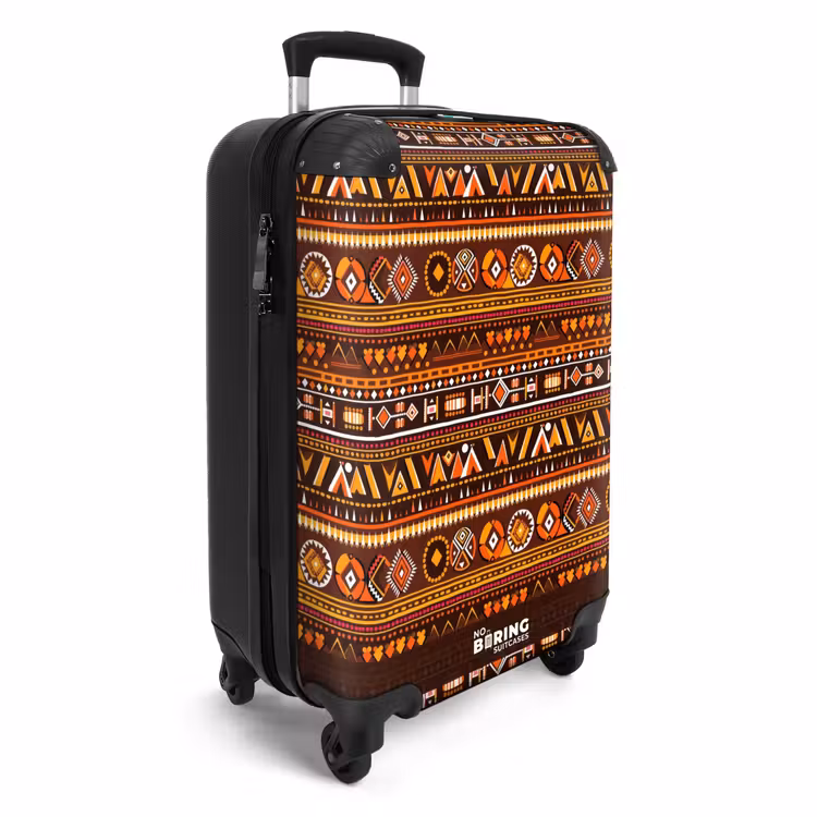 CaseSwap™ - Orange - Ethnic - Tribal - Geometric - Pattern — 2