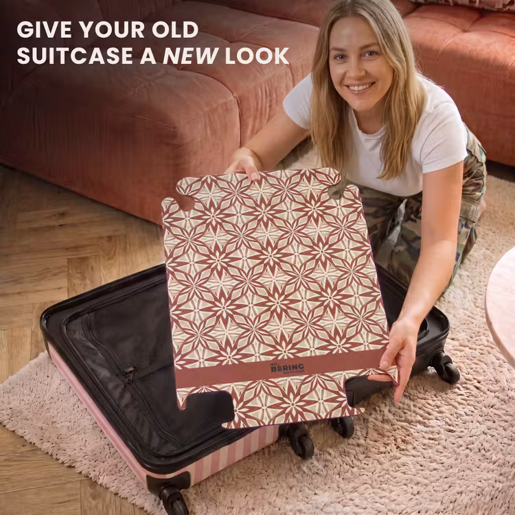 CaseSwap™ - Bordeaux Red - Geometric - Tile - Pattern — 3