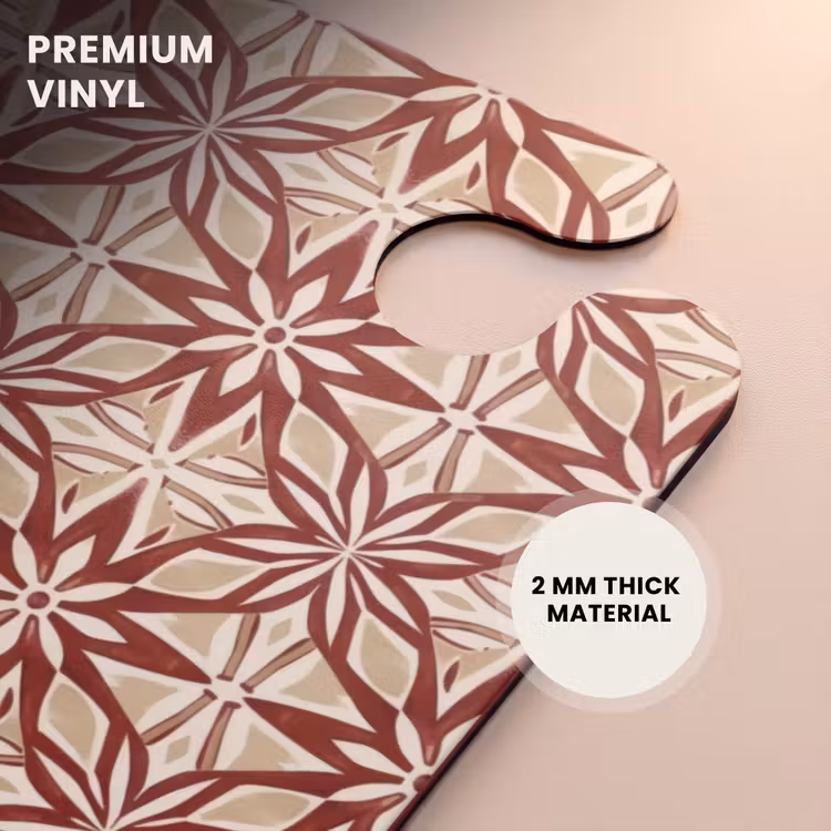 CaseSwap™ - Bordeaux Red - Geometric - Tile - Pattern — 6
