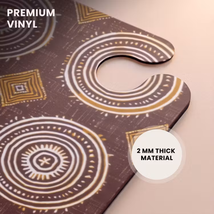 CaseSwap™ - Chocolate Brown - Ethnic - Tribal - Circles - Pattern — 6