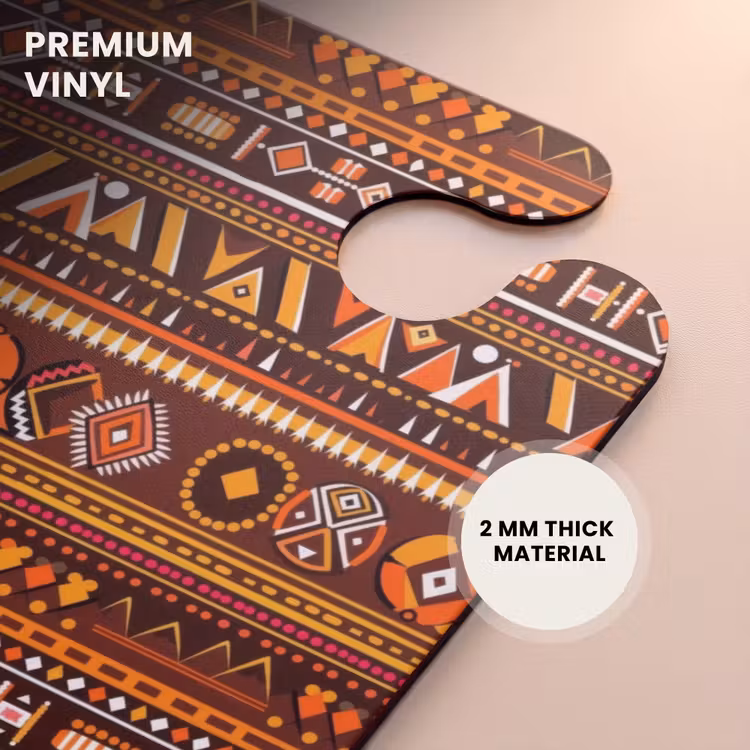 CaseSwap™ - Orange - Ethnic - Tribal - Geometric - Pattern — 6