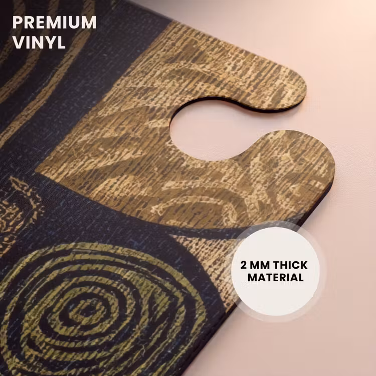 CaseSwap™ - Black - Ochre Yellow - Botanical - Texture — 6