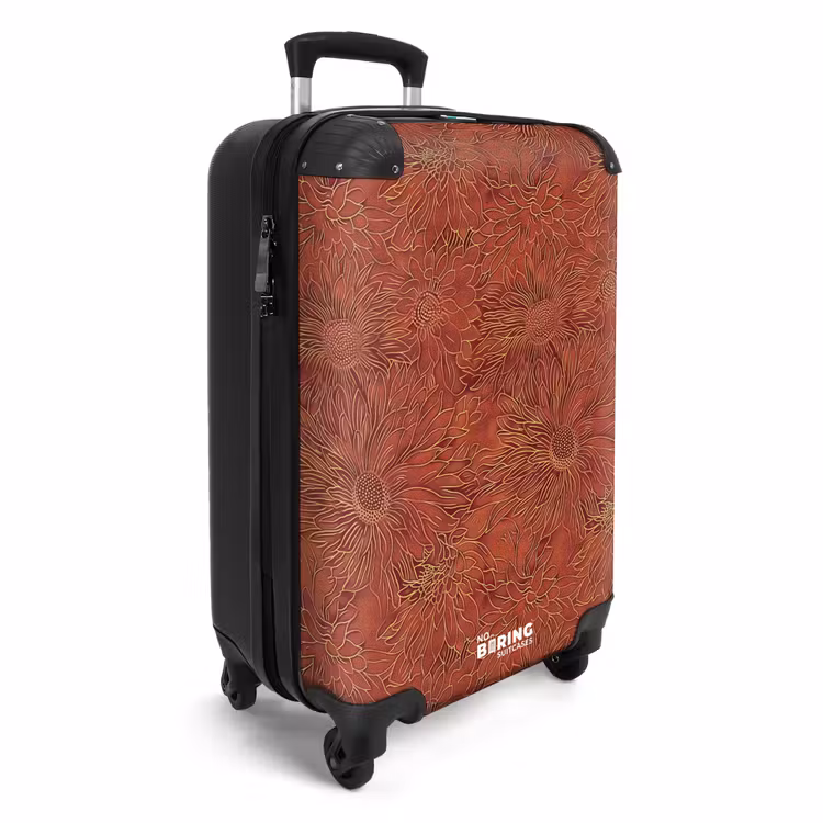 CaseSwap™ - Oriental - Flowers - Terracotta — 2