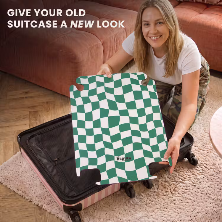 CaseSwap™ - Chessboard - Wavy - Green — 3