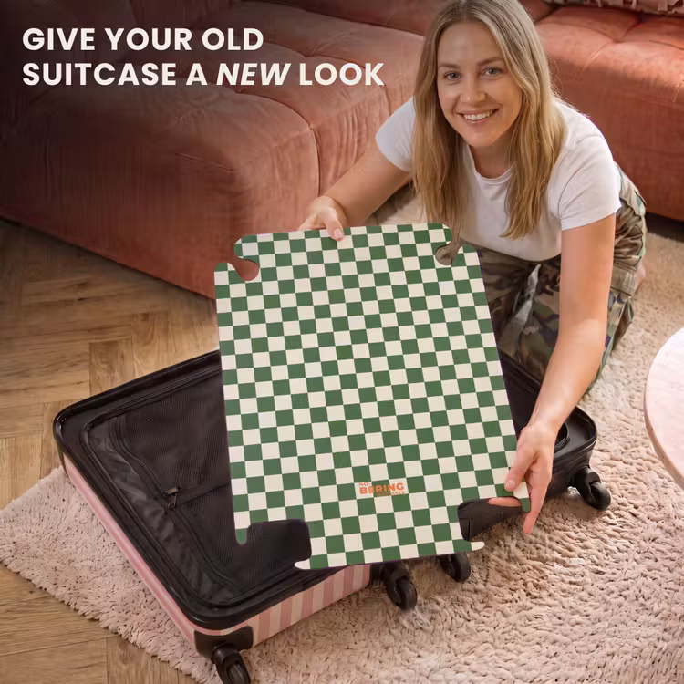 CaseSwap™ - Chessboard - Pattern - Green — 3