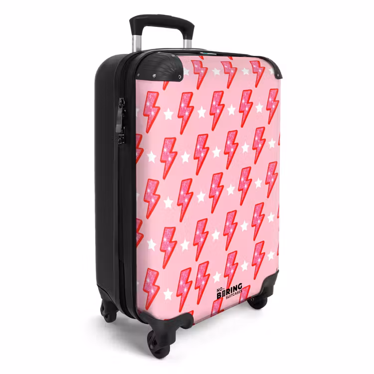 CaseSwap™ - Pattern - Lightning - Star - Glitter - Pink — 2