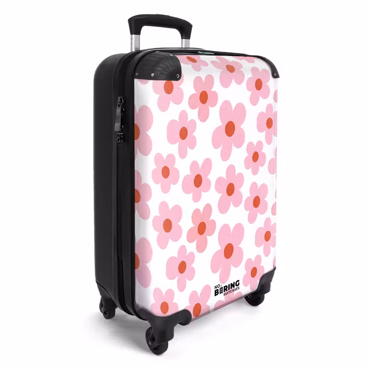 CaseSwap™ - Flowers - Pattern - Modern - Pink - White — 2