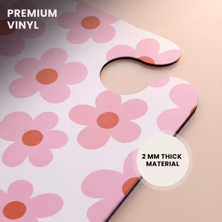 CaseSwap™ - Flowers - Pattern - Modern - Pink - White — 6
