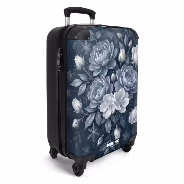 CaseSwap™ - Flowers - Bouquet - Winter - Abstract - Blue — 2