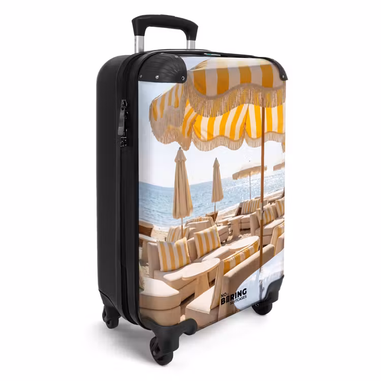 CaseSwap™ - Beach - Sunbeds - Vacation - Modern - Yellow — 2