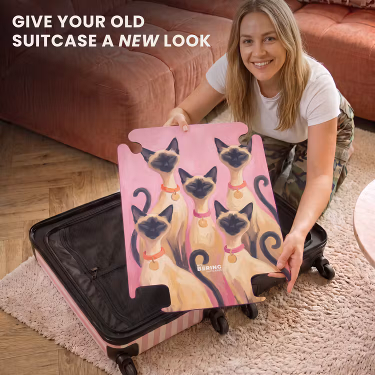 CaseSwap™ - Cat - Group - Animals - Modern - Pink — 3