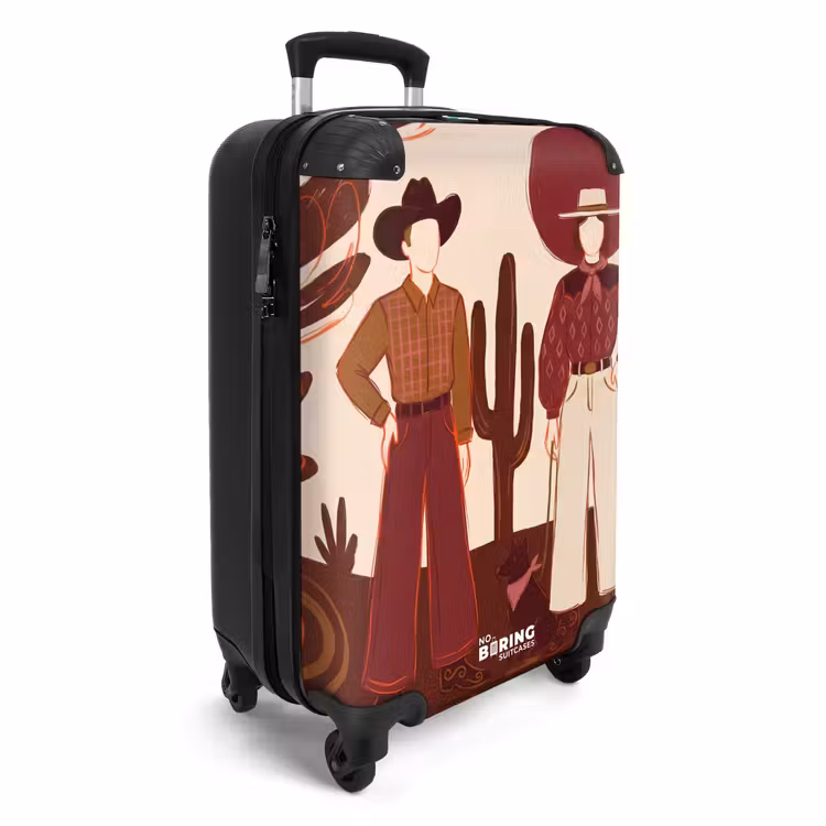CaseSwap™ - People - Cowboy Clothing - Western Style - Illustration - Brown — 2