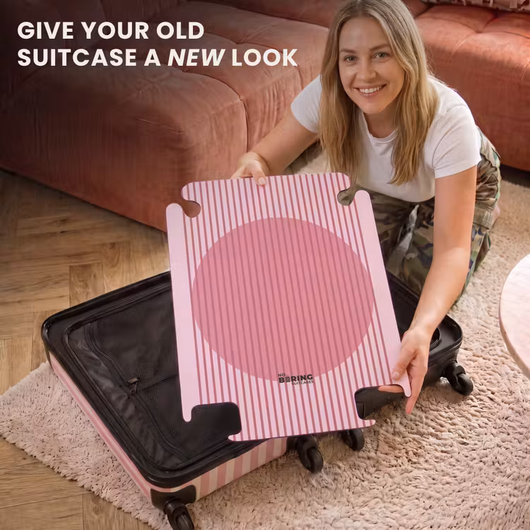 CaseSwap - Abstract - Stripes - Oval - Pink - Modern — 3