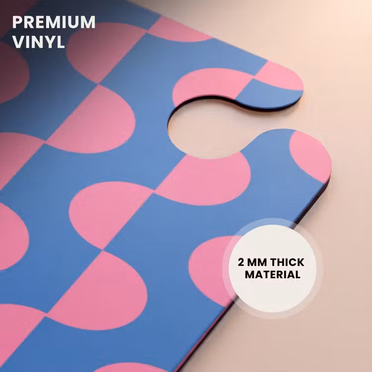 CaseSwap™ - Pattern - Half Circles - Abstract - Modern - Pink - Blue — 6