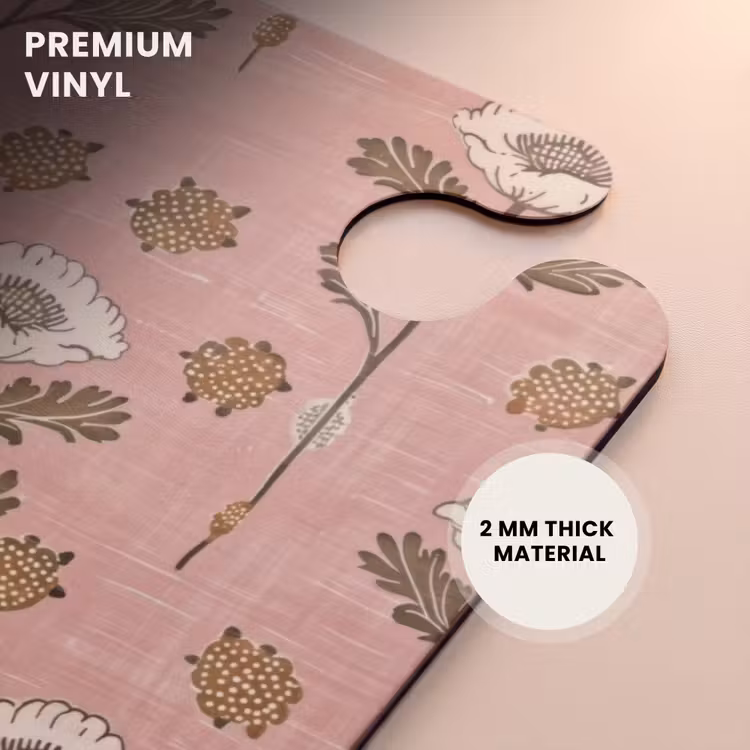 CaseSwap™ - Pink - Flowers - Vintage - Texture — 6