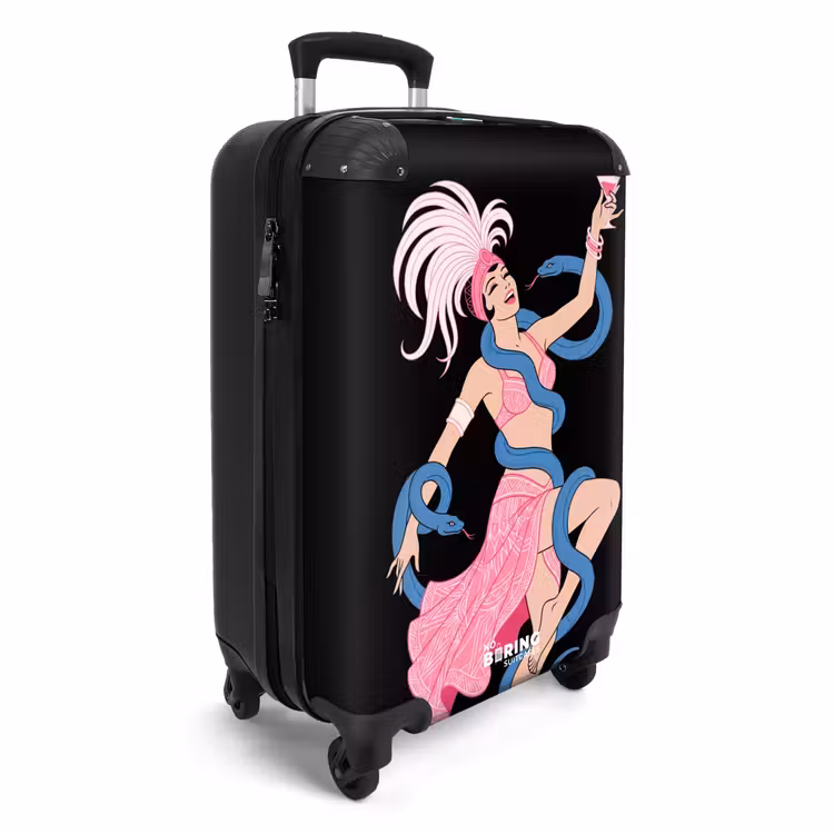 CaseSwap™ - Woman - Dancer - Snakes - Art Deco - Pink — 2
