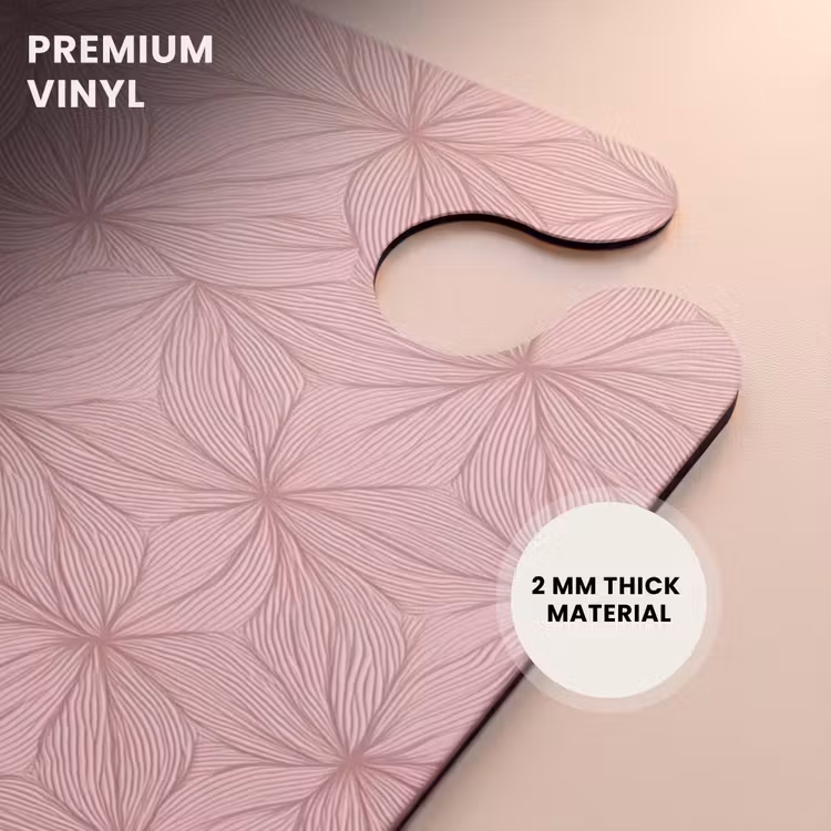 CaseSwap™ - Powder Pink - Flowers - Relief - Texture — 6