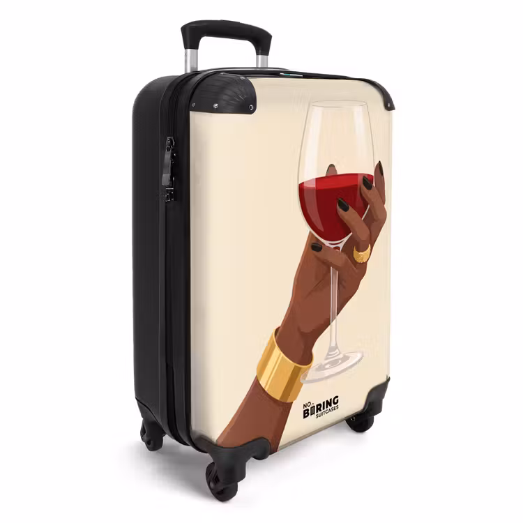 CaseSwap™ - Woman - Wine - Glass - Illustration - Red — 2