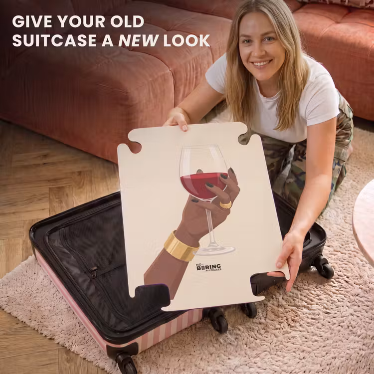 CaseSwap™ - Woman - Wine - Glass - Illustration - Red — 3