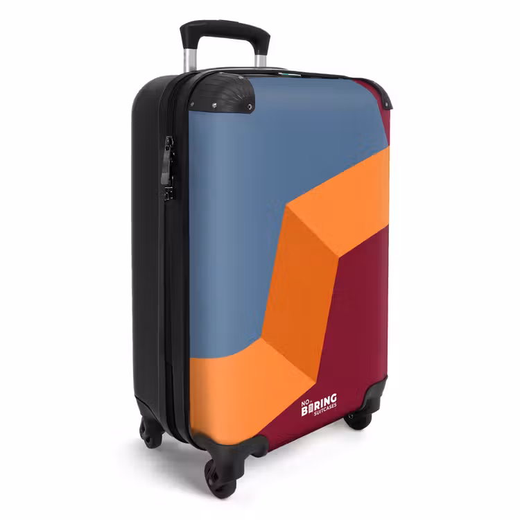 CaseSwap™ - Abstract - Shapes - Modern - Blue - Orange — 2