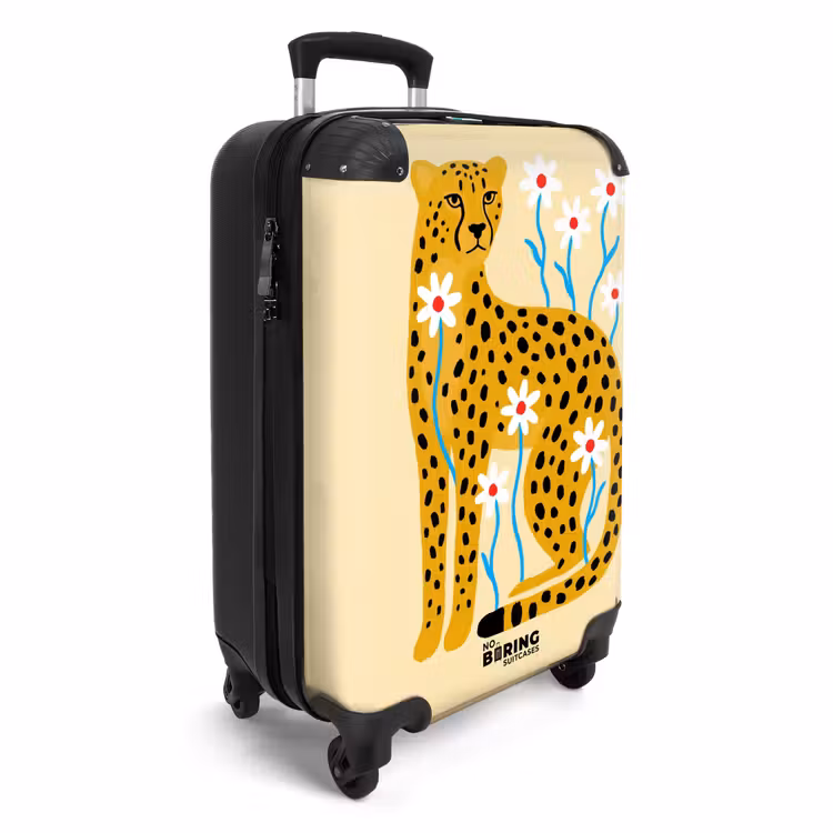 CaseSwap - Animals - Cheetah - Flowers - Modern - Yellow — 2