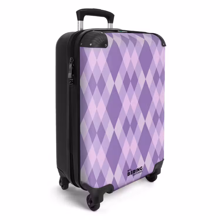 CaseSwap™ - Purple - Geometric - Diamonds - Argyle - Pattern — 2