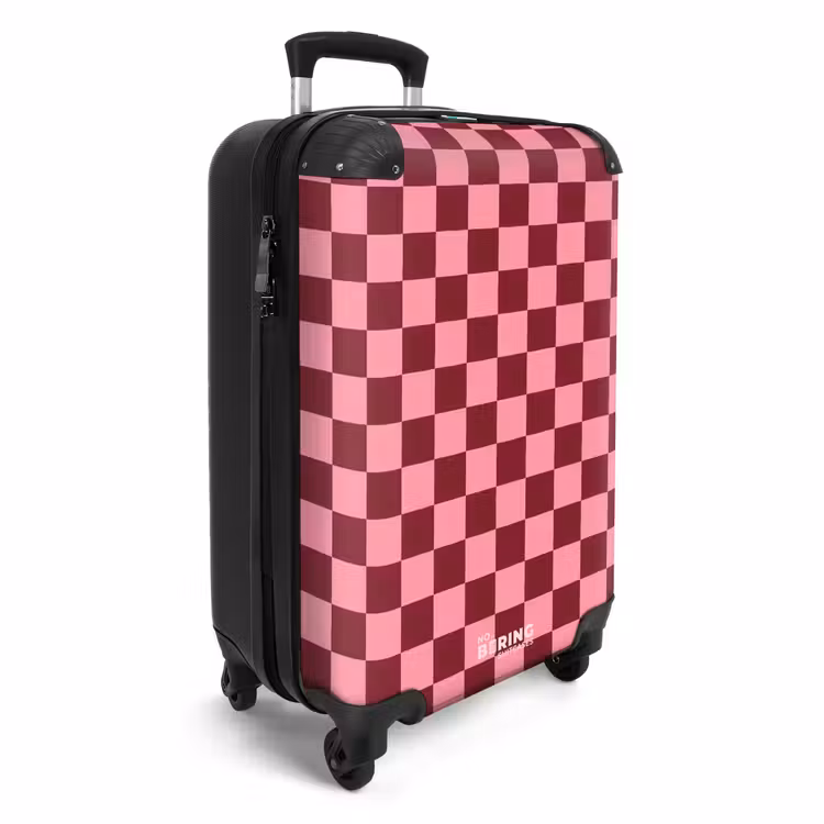 CaseSwap™ - Chessboard Pattern - Red - Pink — 2