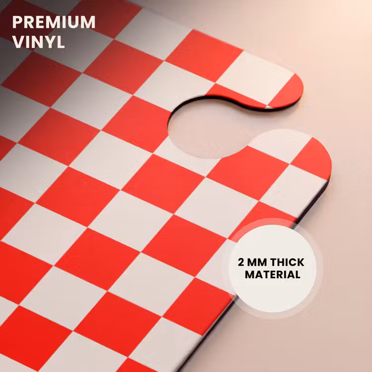 CaseSwap - Chessboard Pattern - Red - White — 6
