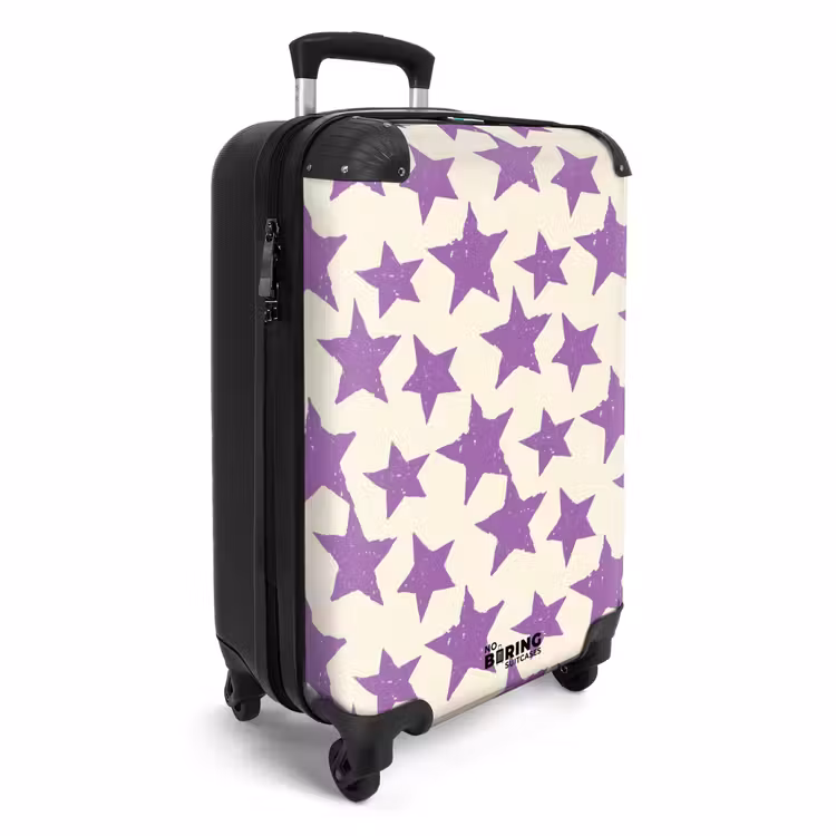 CaseSwap™ - Purple - Geometric - Stars - Stamp - Pattern — 2