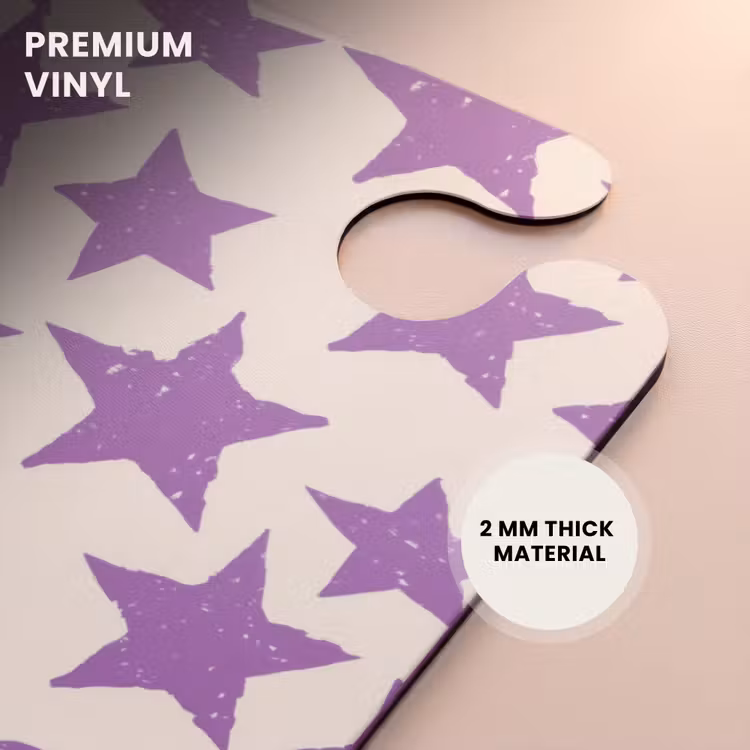 CaseSwap™ - Purple - Geometric - Stars - Stamp - Pattern — 6
